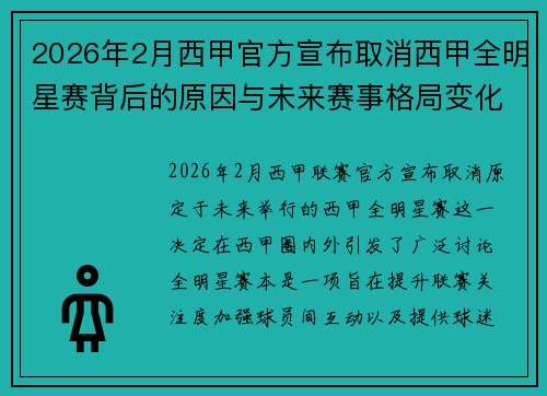 2026年2月西甲官方宣布取消西甲全明星赛背后的原因与未来赛事格局变化解析 2026年2月西甲官方宣布取消西甲全明星赛背后的原因与未来赛事格局变化解析